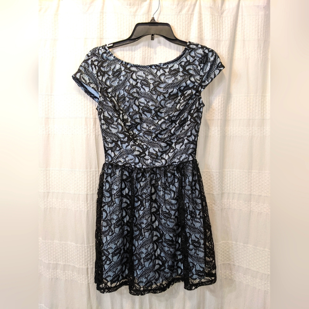 Three pink hearts lace dress size 3